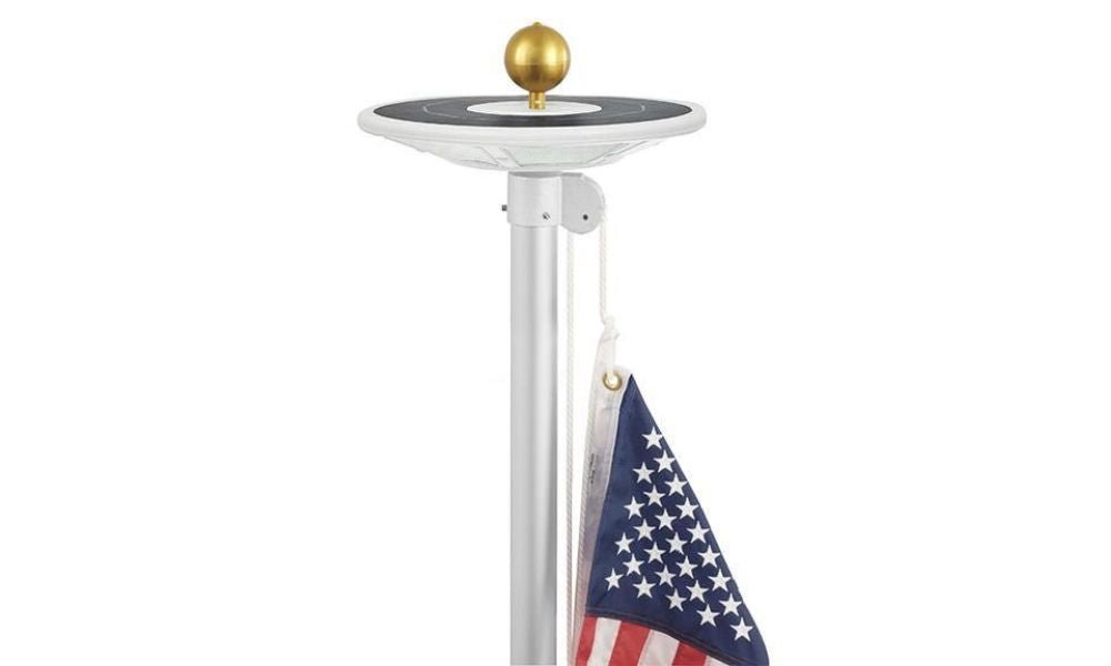 Tips for Choosing the Right Solar Flagpole Light - Liberty Flagpoles