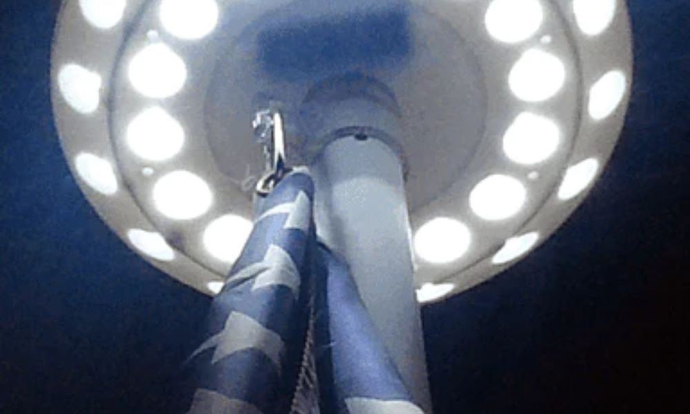 A Brief Look at the Benefits of Flagpole Lights - Liberty Flagpoles