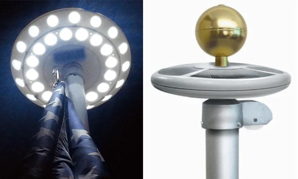 A Quick Guide To Flagpole Lighting Fixtures - Liberty Flagpoles