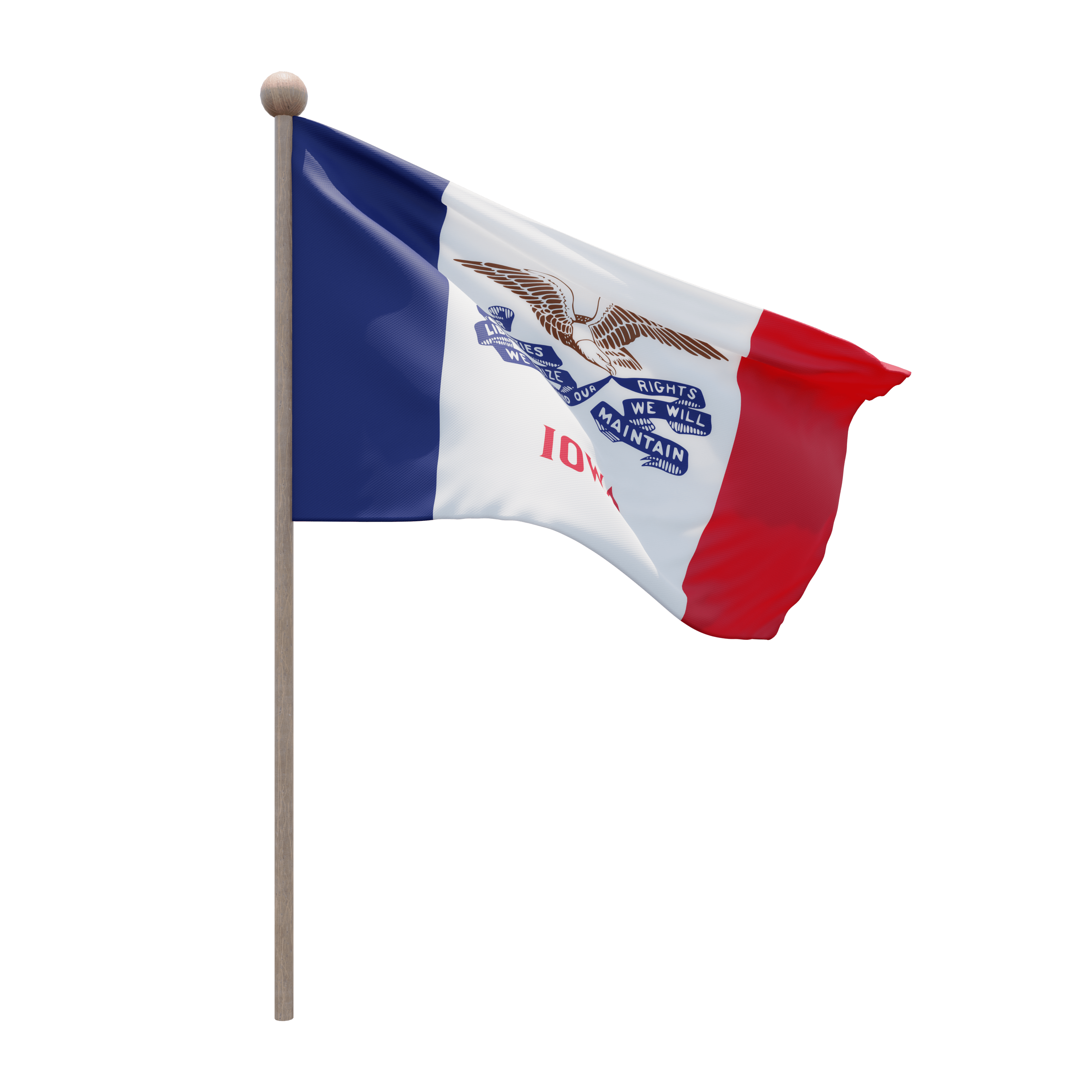 Half Staff Flag Alert | Iowa | March 25th, 2023 - Liberty Flagpoles