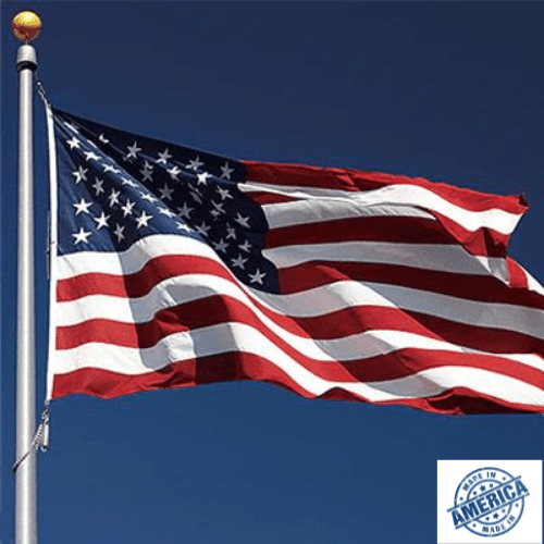 Commercial Grade Aluminum Flagpoles | External Halyard | Made in USA