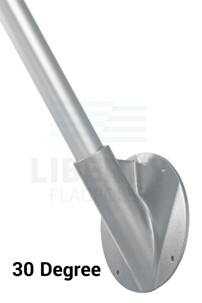 Professional Grade Wall Flag Pole | Outrigger or Vertical - Liberty Flagpoles - Wall Mount Flagpole