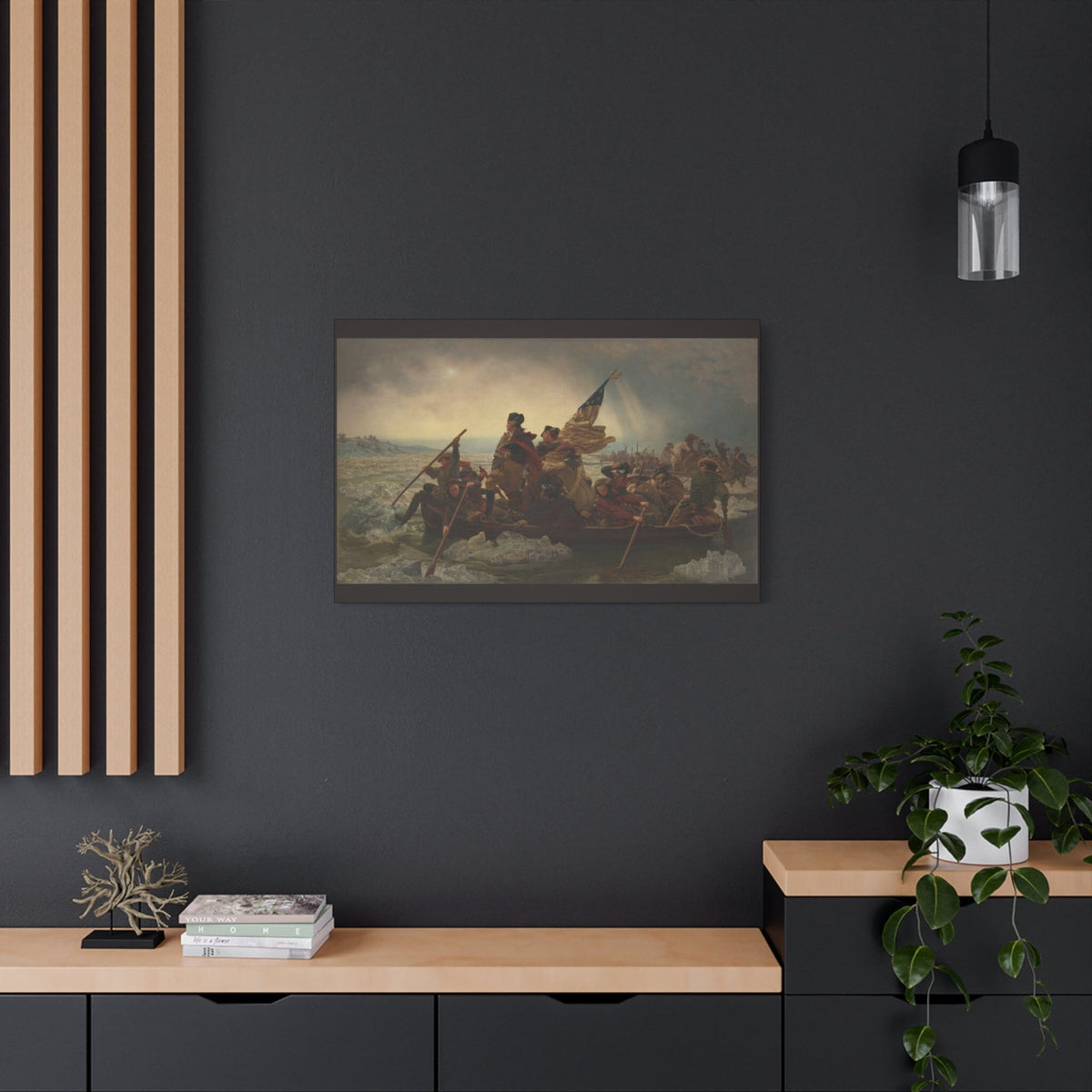 Washington Crossing the Delaware Canvas Print | AHC 001