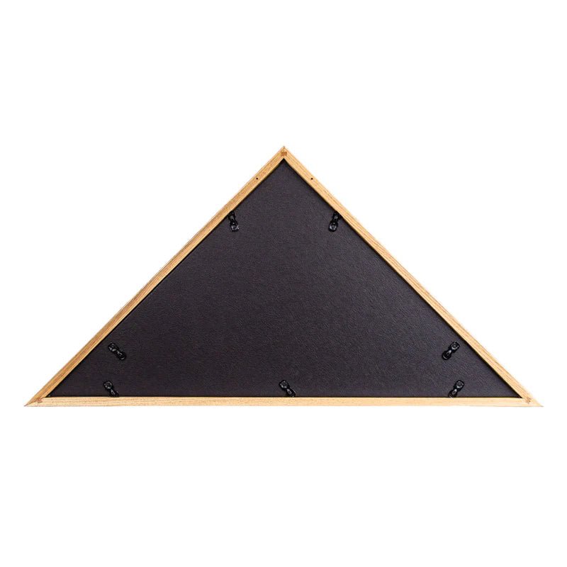 Memorial Flag Case - Oak Finish | American Made | Multi Size Available - Liberty Flagpoles - Memorial Case