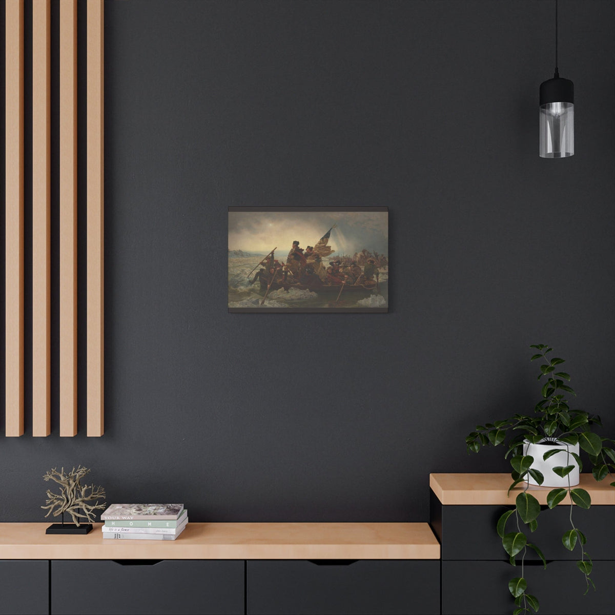 Washington Crossing the Delaware Canvas Print | AHC 001