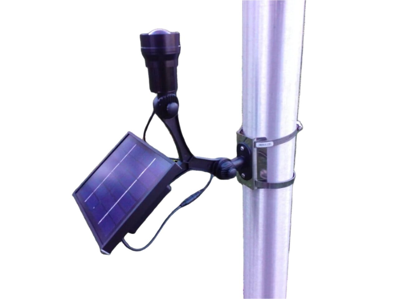 Commercial Solar Flagpole Light | Ultra Series CREE | Dual Mode - Liberty Flagpoles - Solar Flagpole Lights