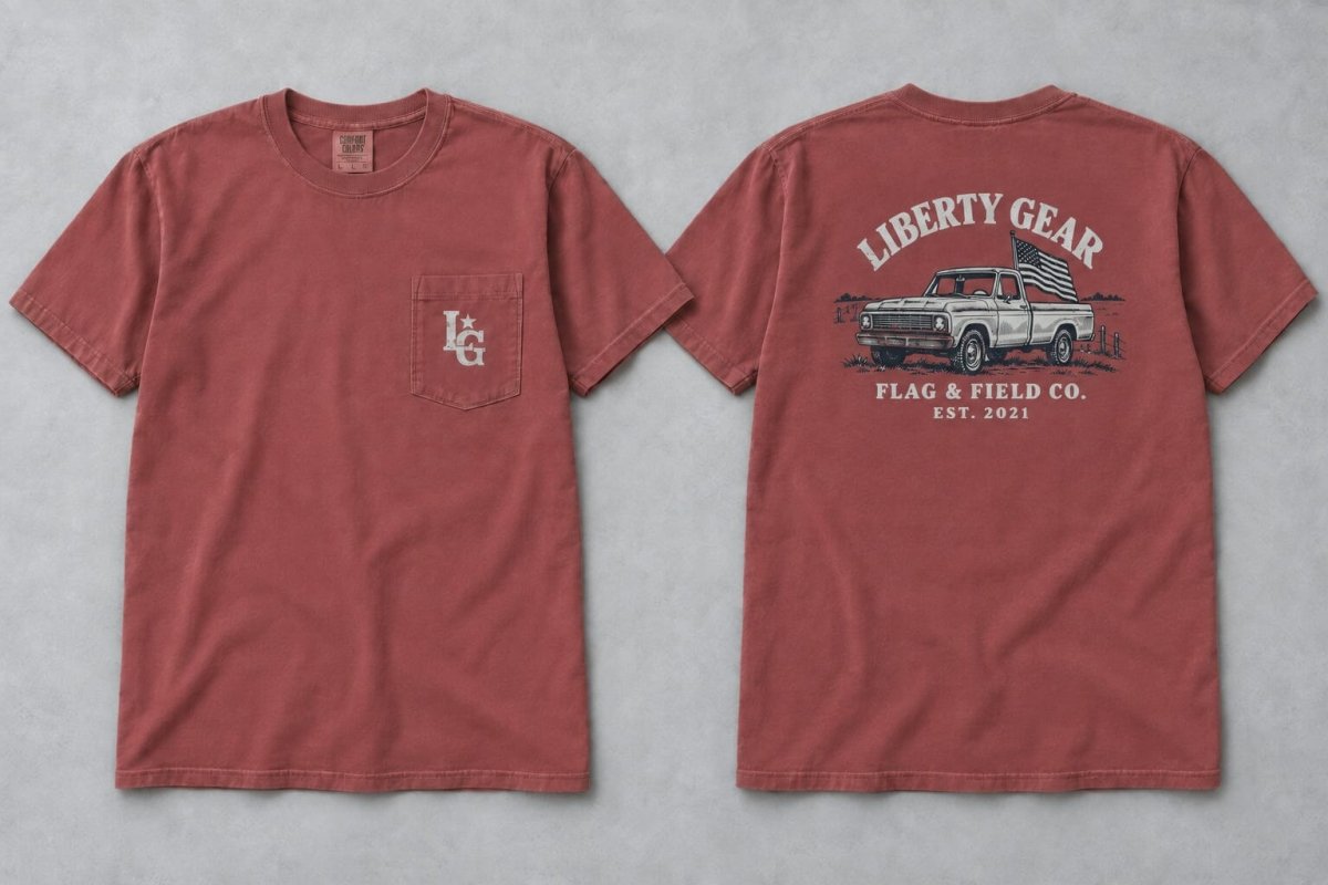 Field Truck Pocket Tee | Liberty Gear - Liberty Flagpoles -