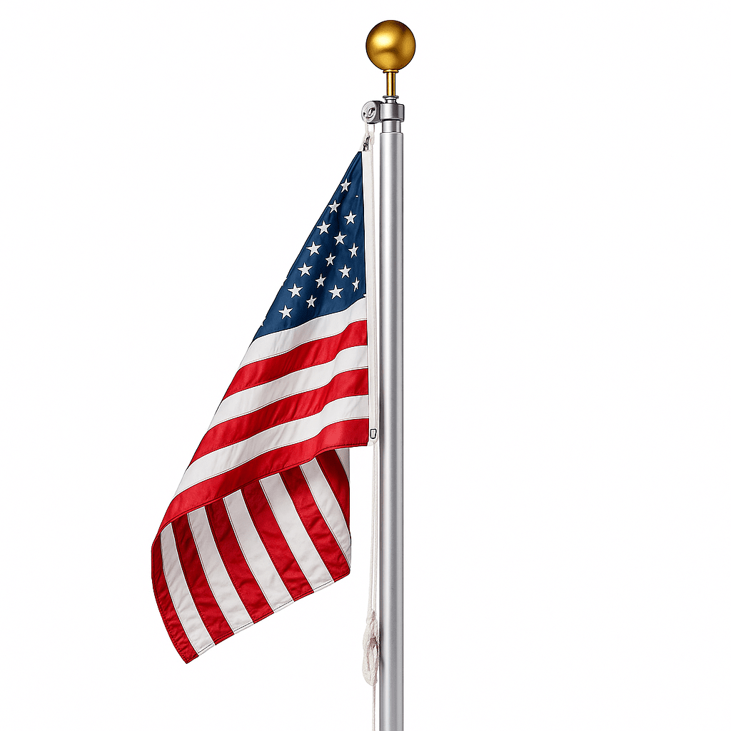 Liberty Signature Series | 35' External Halyard Commercial Flagpole – Made in USA