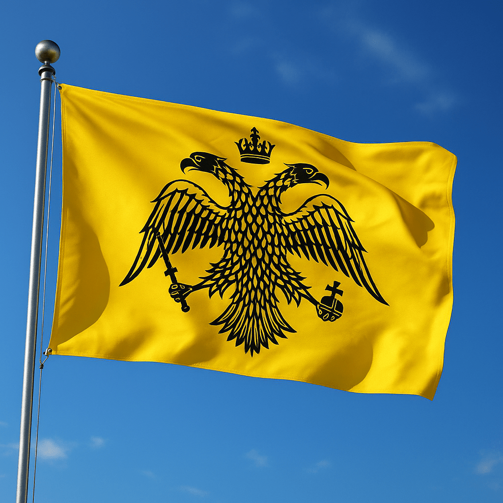 Greek Orthodox Church Flag / Byzantine Imperial | American Made | Heavy Duty Nylon