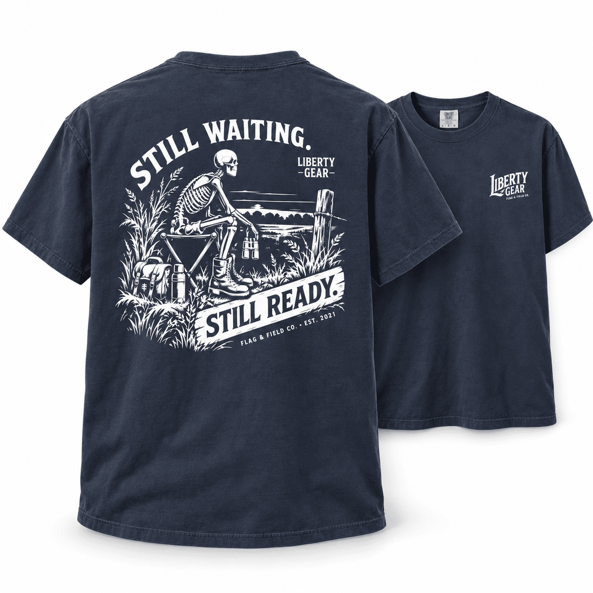 The Long Sit Tee | Liberty Gear Flag & Field Co. - Liberty Flagpoles - T-Shirt