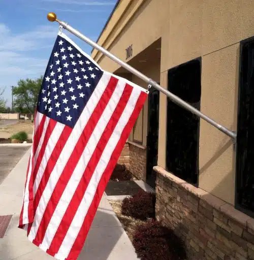 Liberty Wall Mount Flagpole Kit | Heavy Duty/Commercial | Made in USA - Liberty Flagpoles - Wall Mount