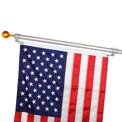 Liberty Wall Mount Flagpole Kit | Heavy Duty/Commercial | Made in USA - Liberty Flagpoles - Wall Mount