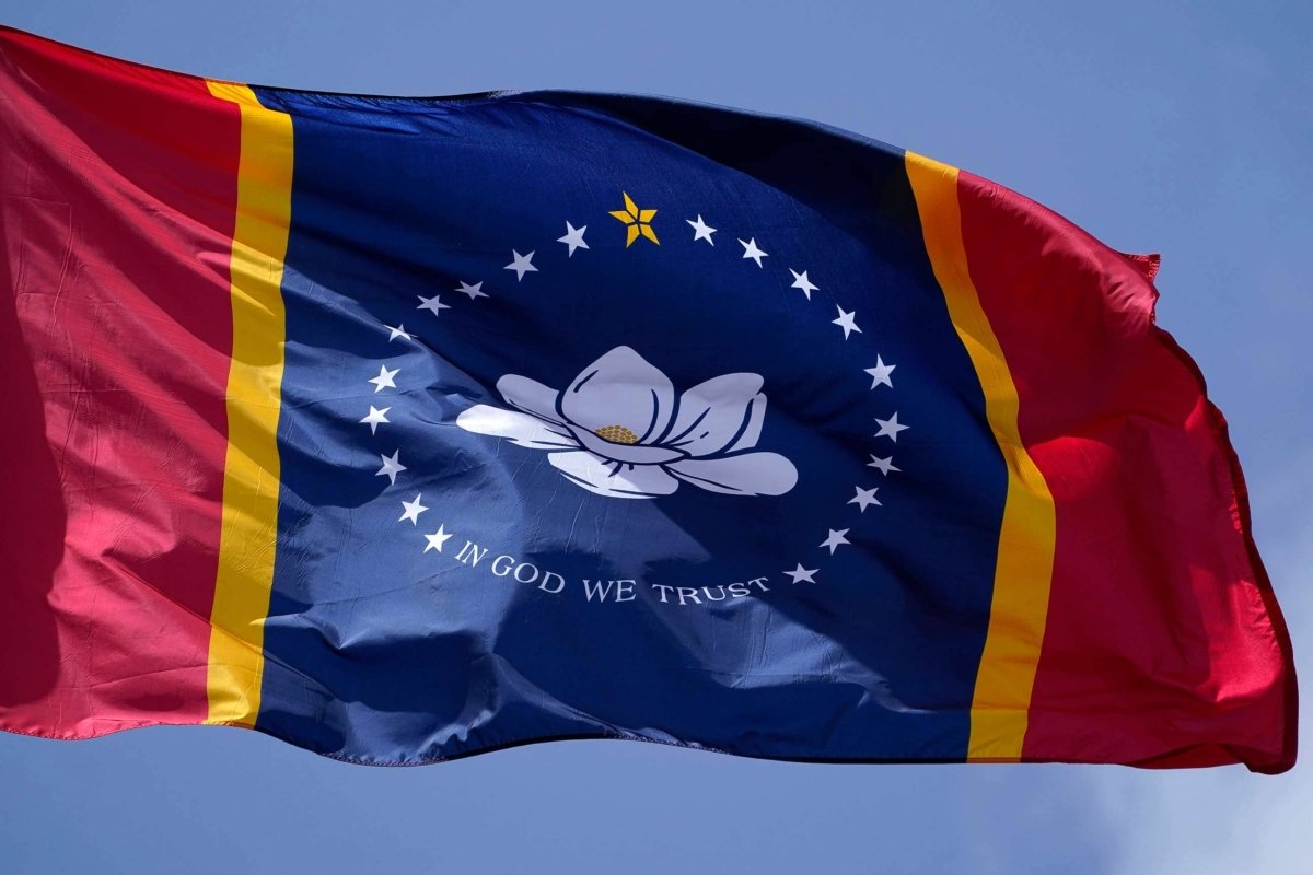 Mississippi State Flag | Nylon or Poly - Liberty Flagpoles - State Flag