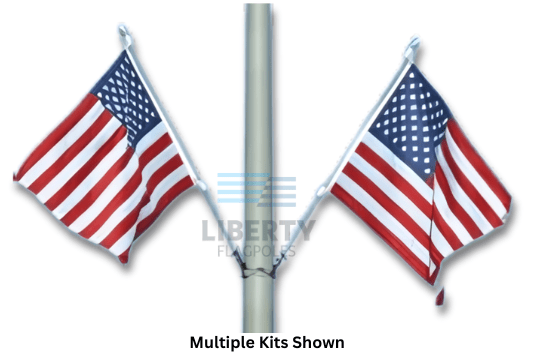 Premium Streetscape Flag Mounting Kit for Street and Light Poles - Liberty Flagpoles - Wall Mount