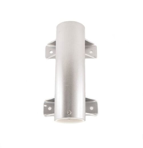 thumbnail image 2 of White Steel Side Mount Flag Holder Bracket For 1" Pole - Wall Mount With Screws 2 of 6