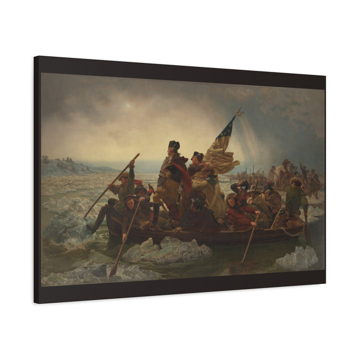 Washington Crossing the Delaware canvas print by Emanuel Leutze – American Heritage Collection