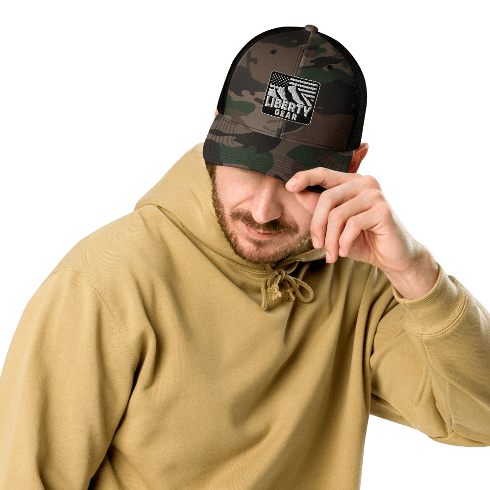 Liberty Gear Camo Hat - Liberty Flagpoles -