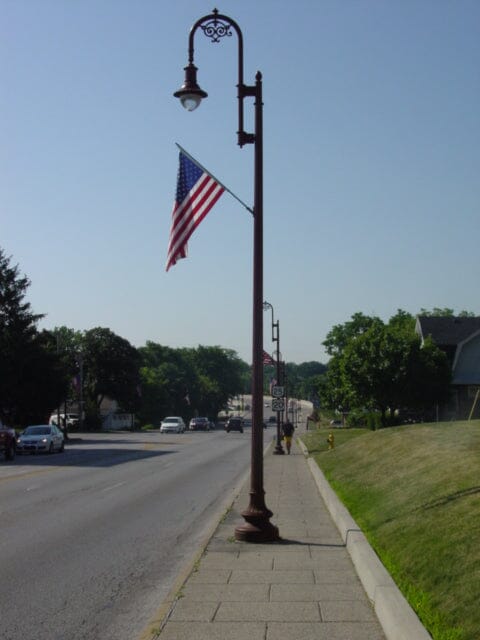Premium Streetscape Flag Mounting Kit for Street and Light Poles - Liberty Flagpoles - Wall Mount