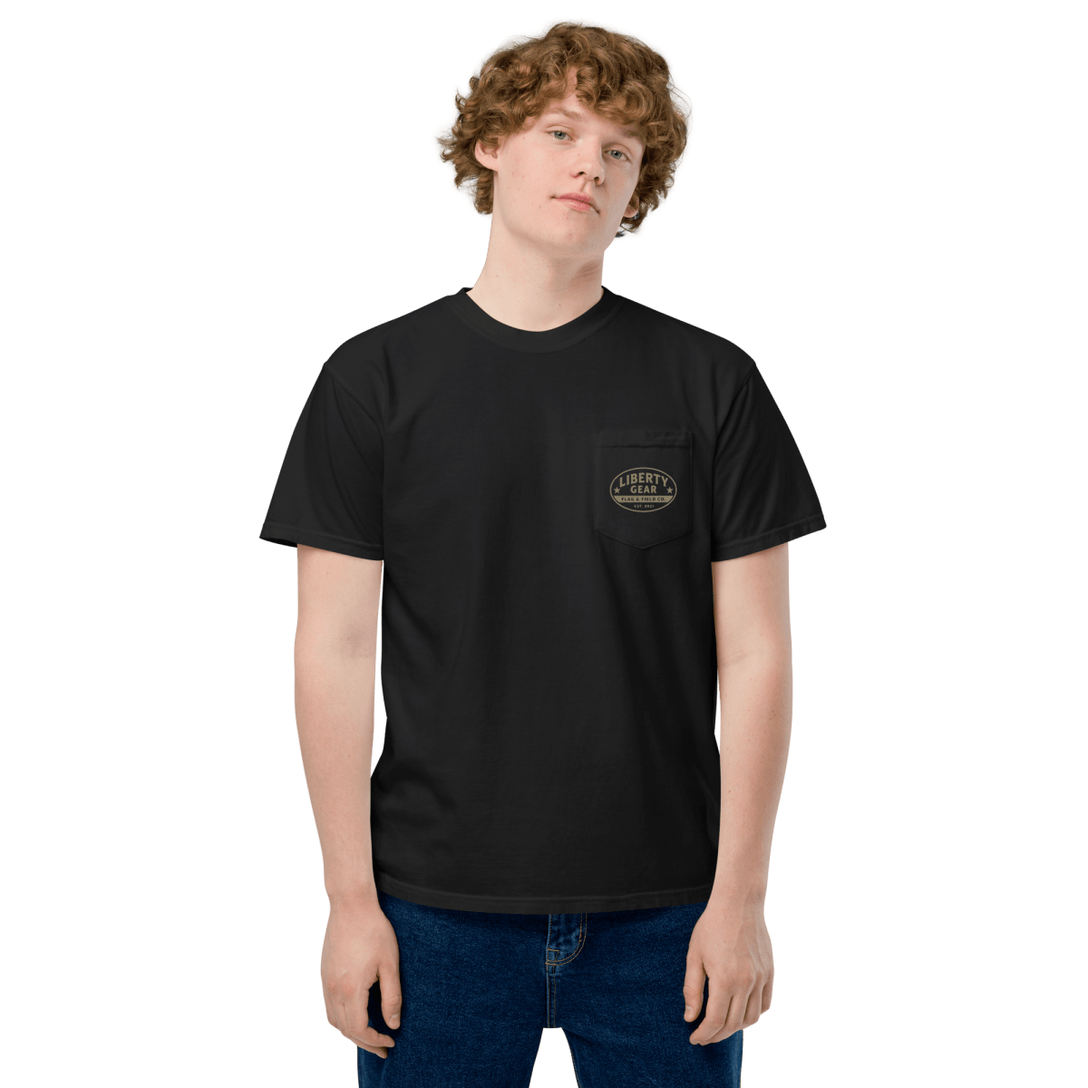 The Flag Bearer Pocket Tee | Liberty Gear - Liberty Flagpoles -