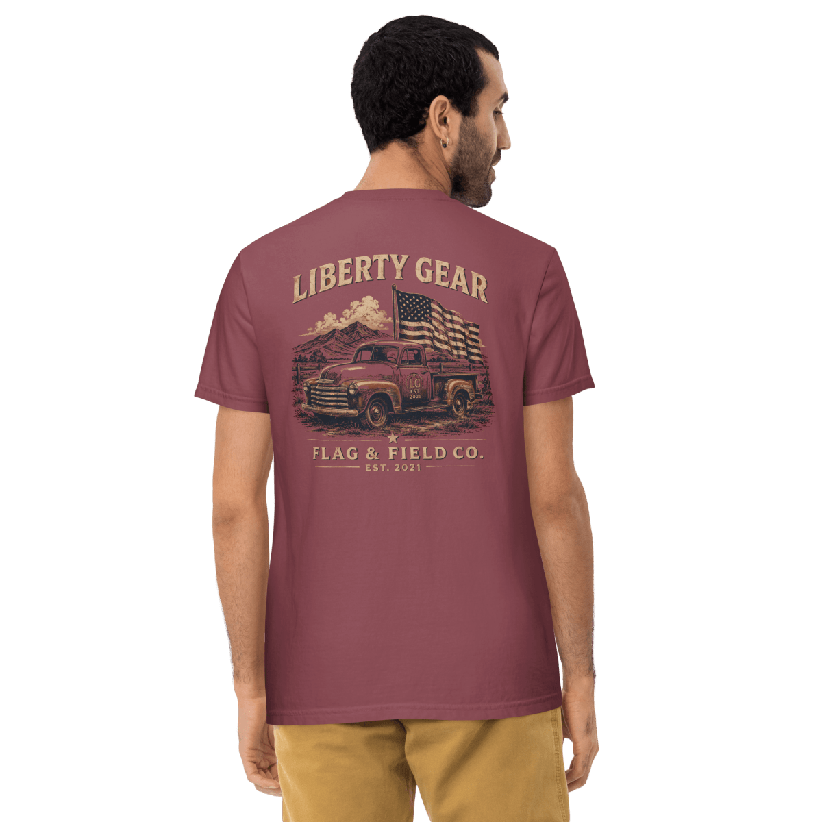 Field Truck Pocket Tee | Liberty Gear - Liberty Flagpoles -