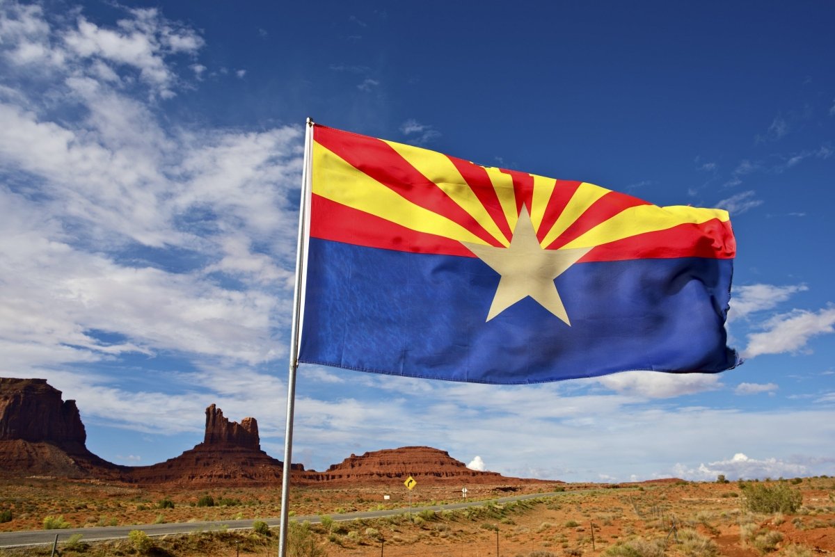 Arizona State Flag | Nylon or Poly - Liberty Flagpoles - State Flag