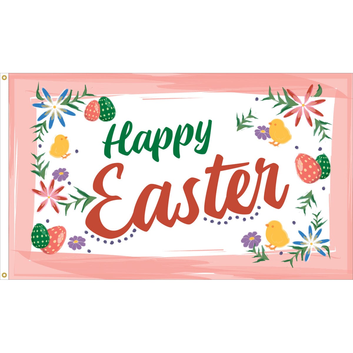 Easter Flag | Nylon 3' x 5' - Liberty Flagpoles - Holiday Flags