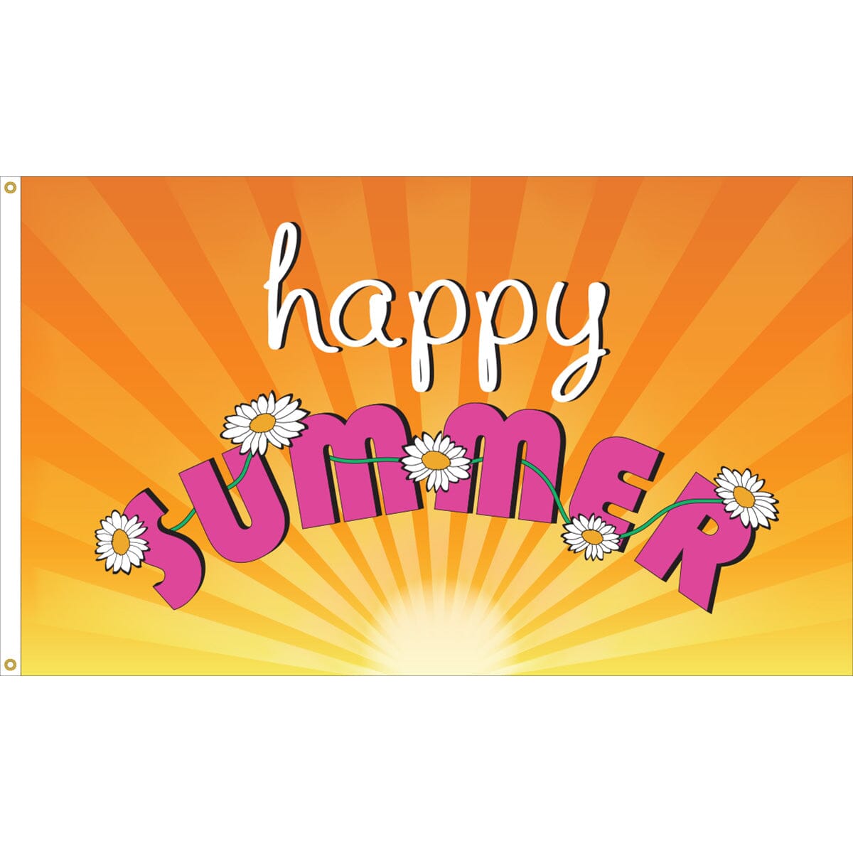 Summer Flag | Nylon 3' x 5' - Liberty Flagpoles - Holiday Flags