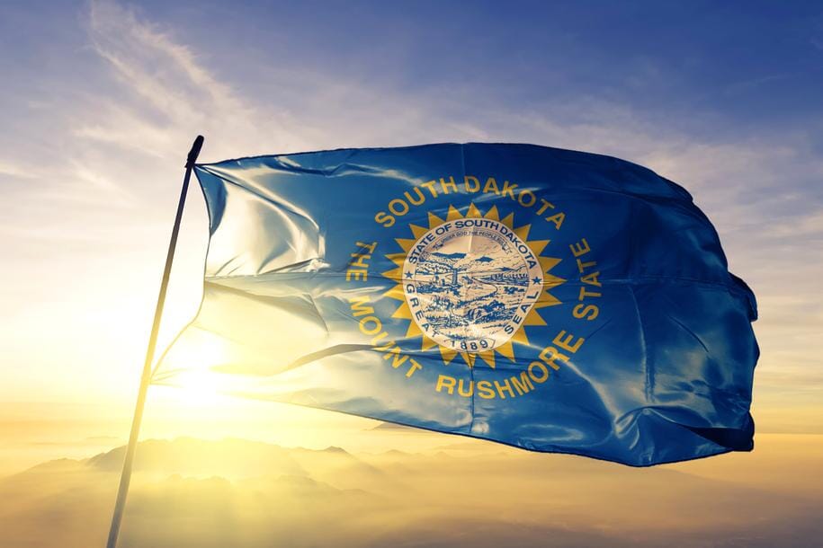 South Dakota State Flag | Nylon or Poly - Liberty Flagpoles - State Flag