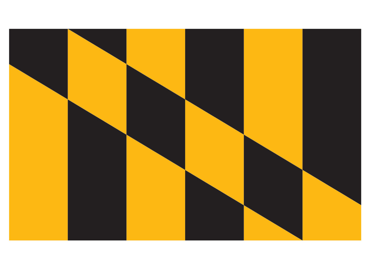 Lord Baltimore Flag | 3' x 5' Nylon - Liberty Flagpoles - Historical Flag