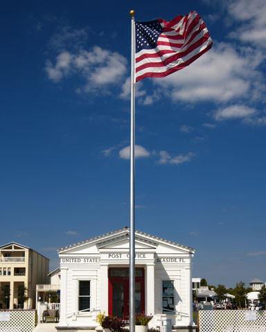 50ft Aluminum Flagpole - External Halyard - Commercial Grade - Liberty Flagpoles - Commercial Flagpole