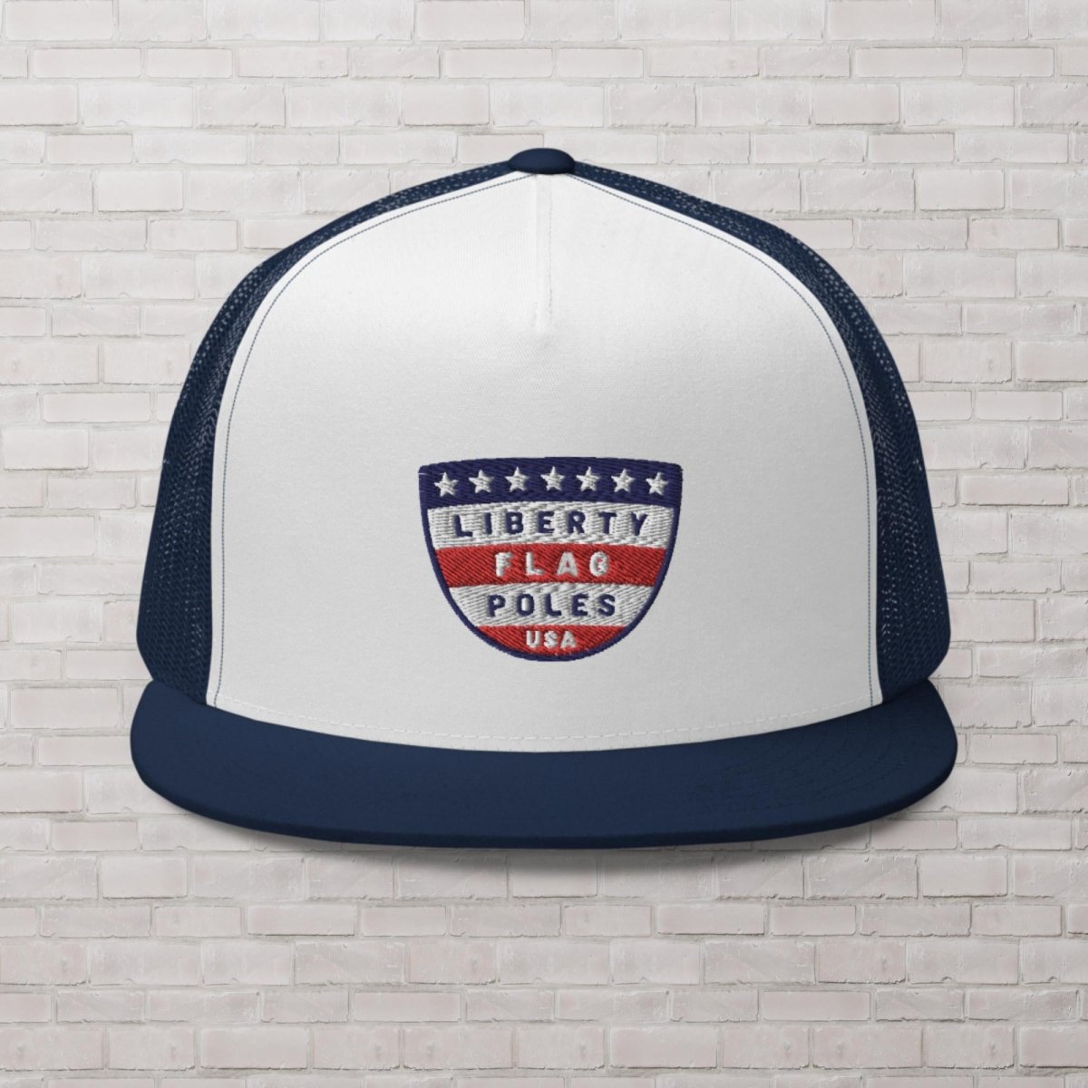Red White & Blue Cap - Liberty Flagpoles -