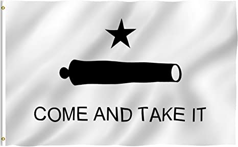 Come And Take It Flag (Gonzales Banner of 1835) | 3' x 5' Nylon - Liberty Flagpoles - Historical Flag