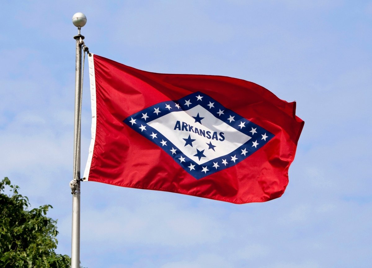Arkansas State Flag | Nylon or Poly - Liberty Flagpoles - State Flag