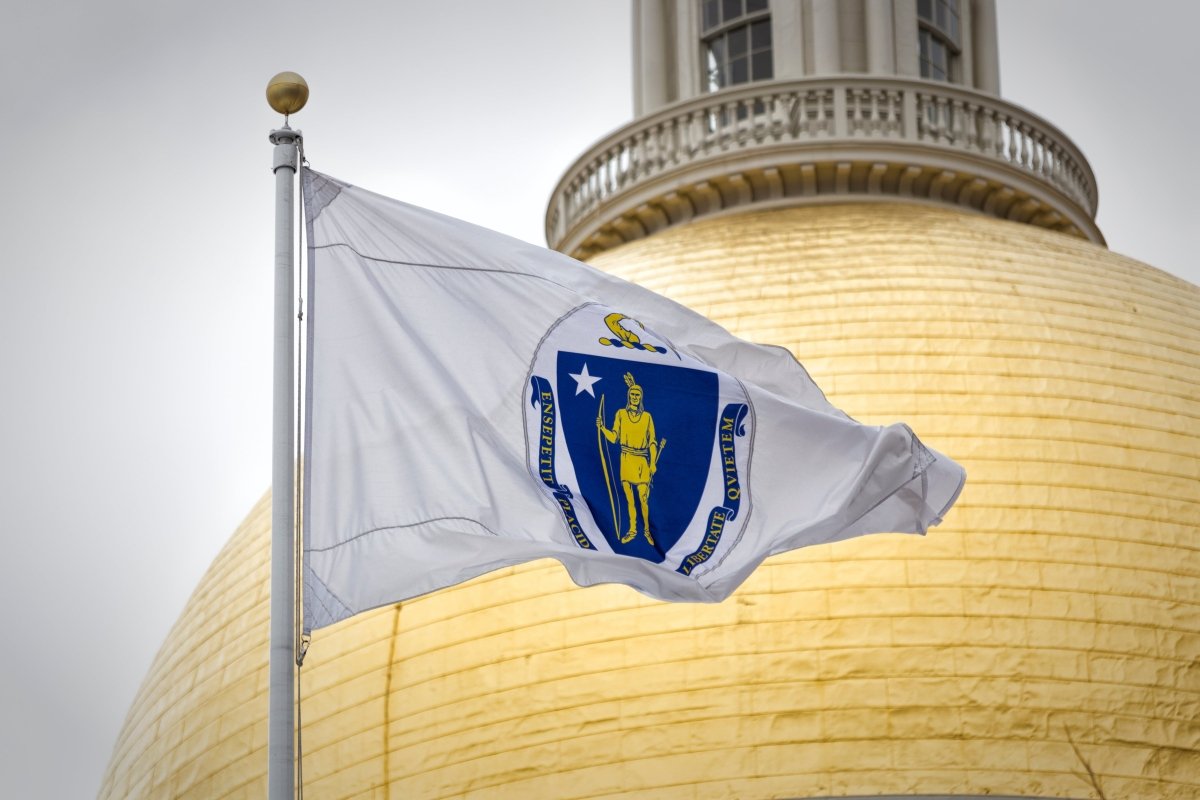 Massachusetts State Flag | Nylon or Poly - Liberty Flagpoles - State Flag