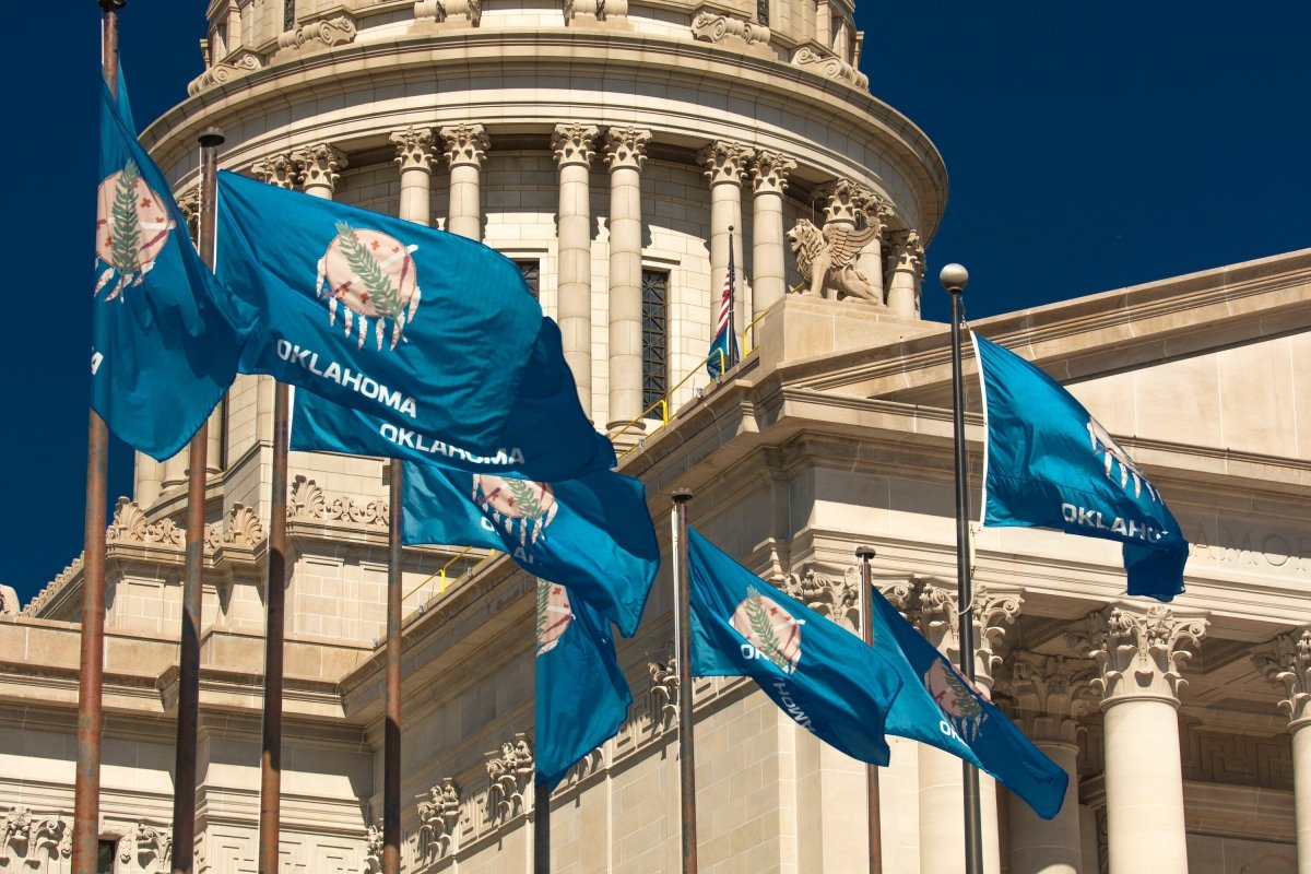 Oklahoma State Flag | Nylon or Poly - Liberty Flagpoles - State Flag