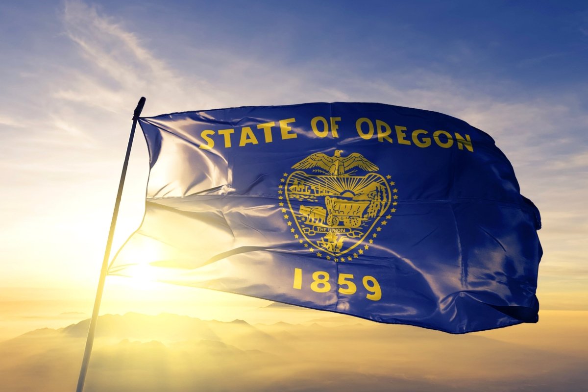 Oregon State Flag | Nylon or Poly - Liberty Flagpoles - State Flag