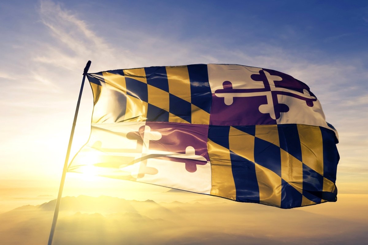 Maryland State Flag | Nylon or Poly - Liberty Flagpoles - State Flag