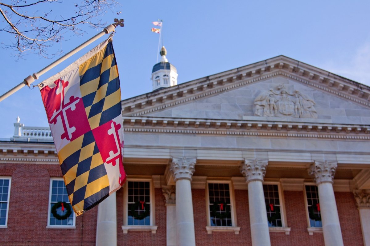 Maryland State Flag | Nylon or Poly - Liberty Flagpoles - State Flag