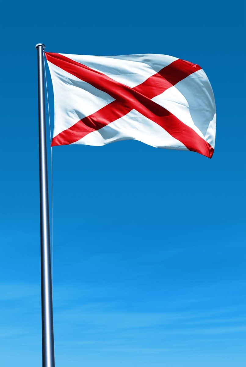 Alabama State Flag | Nylon or Poly - Liberty Flagpoles - State Flag