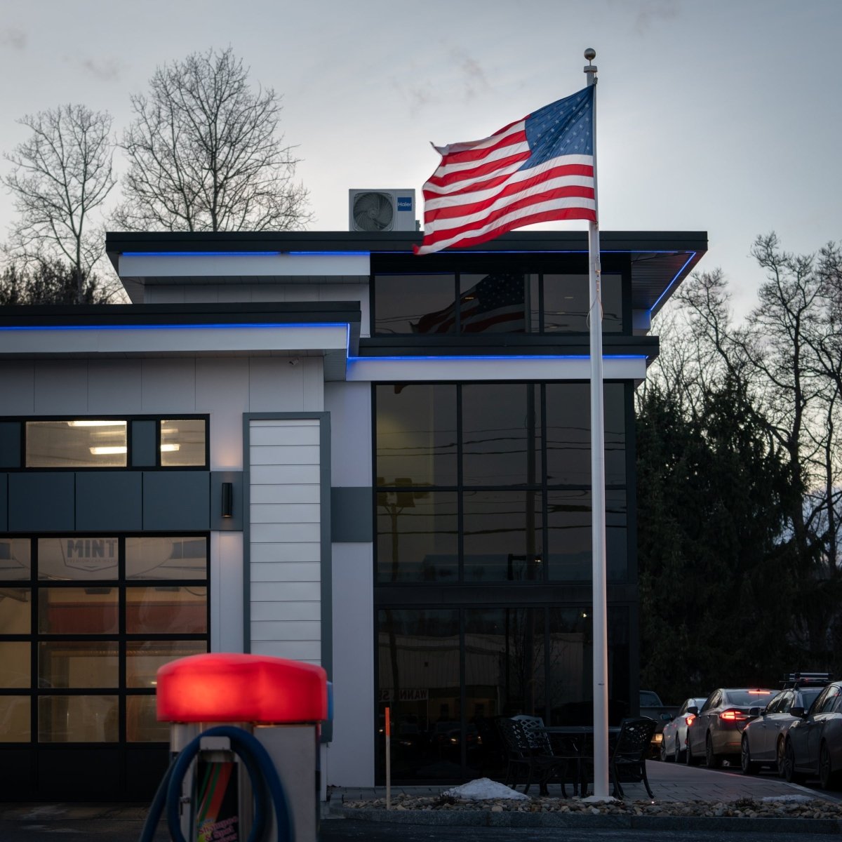 Commercial Fiberglass (50' - 100') | Internal Halyard | Choose Color - Liberty Flagpoles - Fiberglass Flagpole