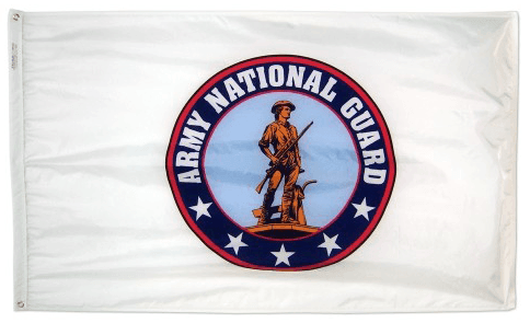 Nylon Army National Guard Flag - Liberty Flagpoles - Nylon Flags