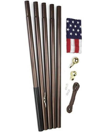 18ft All American Flagpole Kit - Liberty Flagpoles - Flagpole Kit