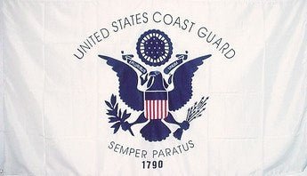 Coast Guard Flag | Nylon & Poly - Max Options - Liberty Flagpoles - Military Flags