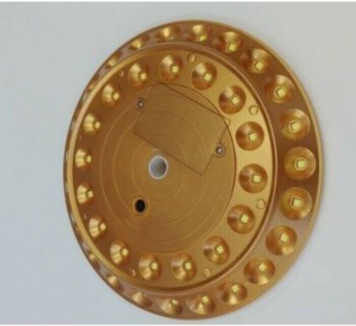 Professional Solar Disk Flag Light - Liberty Flagpoles - Solar Flagpole Lights