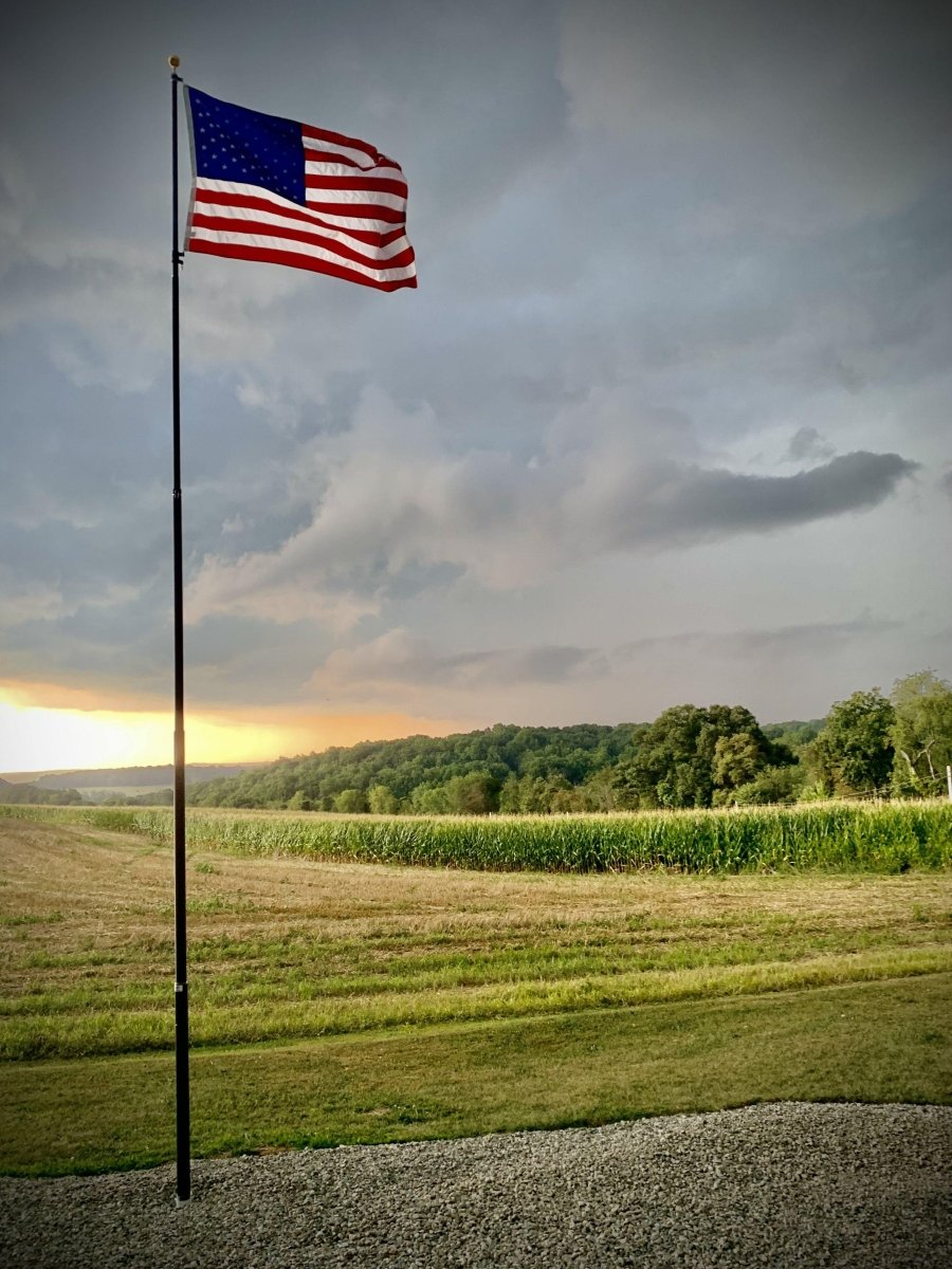 American Standard Telescoping Flagpole | Heavy Duty | Made In USA - Liberty Flagpoles - Telescoping Flagpole