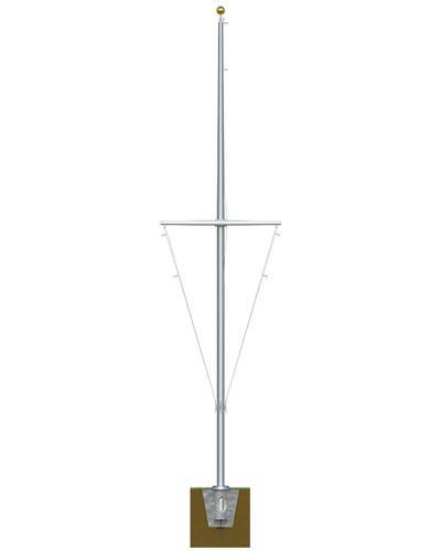 40ft Nautical Aluminum Flagpole - Liberty Flagpoles - Nautical Flagpole