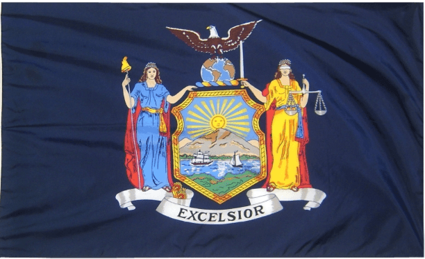 New York State Flag | Nylon or Poly - Liberty Flagpoles - State Flag