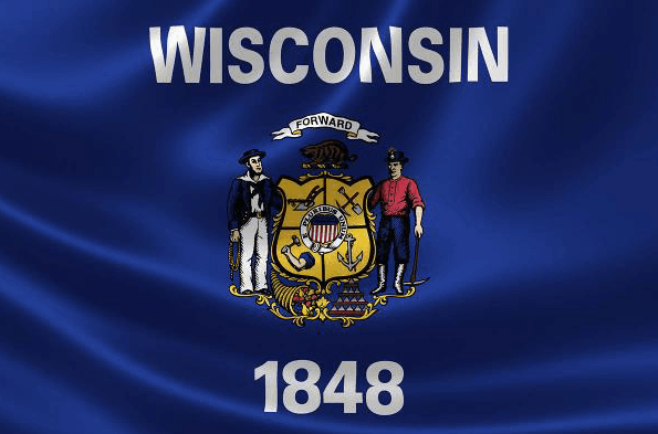 Wisconsin state flag hot sale
