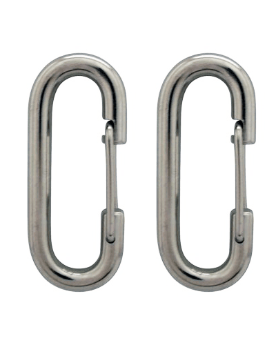 Stainless Steel Flag Clips | Telescoping Flagpoles | Fly Second Flag - Liberty Flagpoles - Stainless Steel Clips