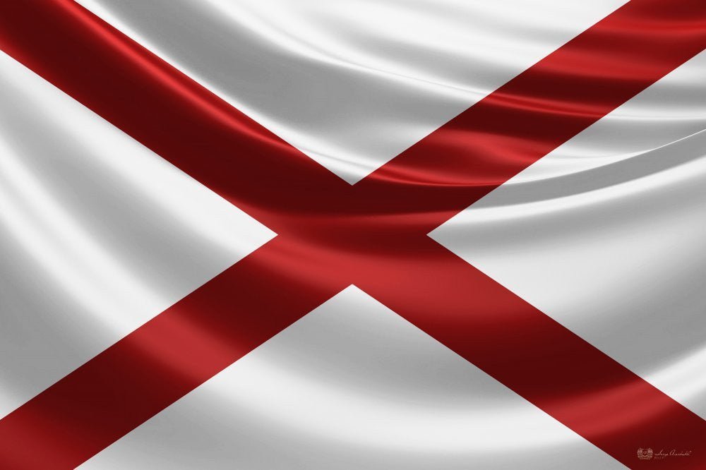 Alabama State Flag | Nylon or Poly - Liberty Flagpoles - State Flag